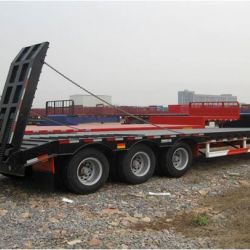 Cimc Three Axle Low Bed Semi-Trailer