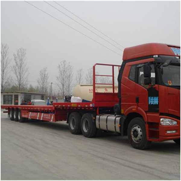 China Heavy Loading Flat Bed Truck 