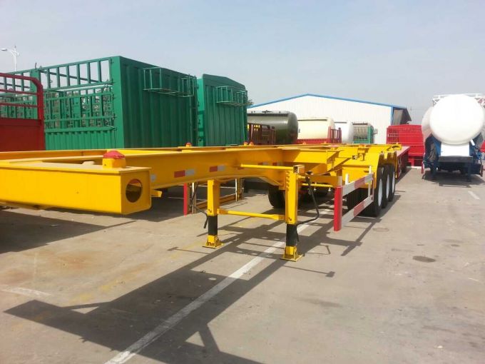 3 Axle 40′ Skeleton Container Trailer Images 1