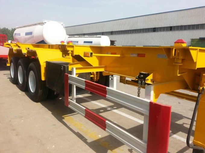 3 Axle 40′ China Skeleton Semi Trailer Images 1