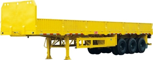 Hotsale 3 Axle Sidewall Semi Trailer Images 1
