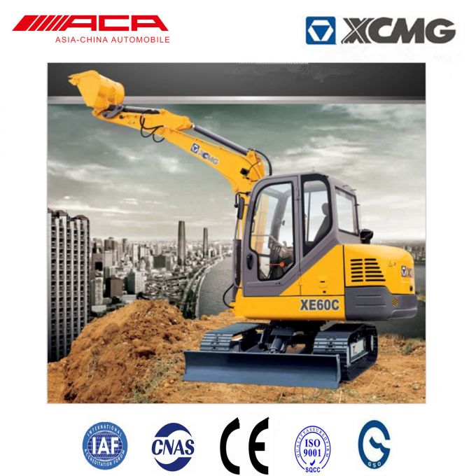 XCMG Original Mini Excavator Xe60ca 6t Operating Weight 