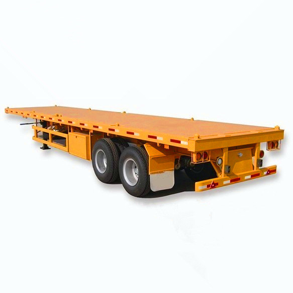 2 Axles Flatbed Semi-Trailer/ Trailer 