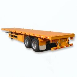 2 Axles Flatbed Semi-Trailer/ Trailer