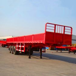 Tht 3 Axle Flat Bed Semi-Trailer