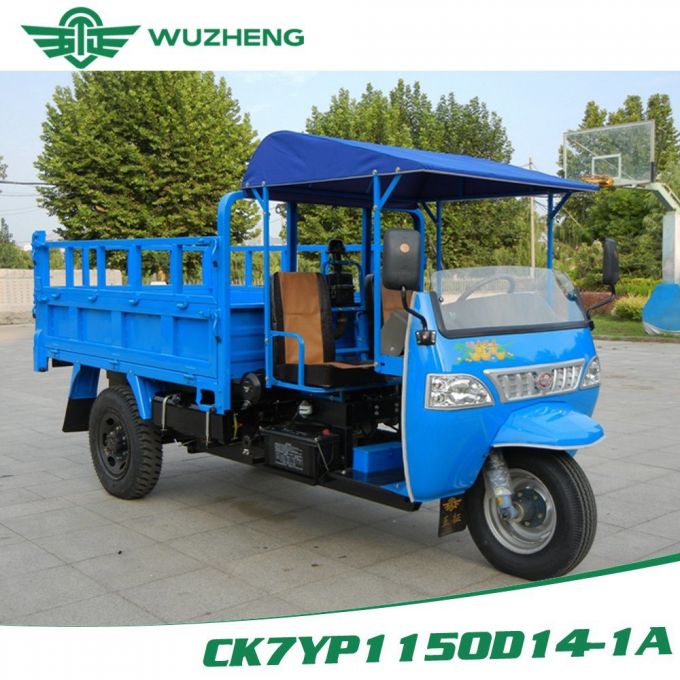 Open Cargo Diesel 3-Wheel Tricycle with Motor From China 