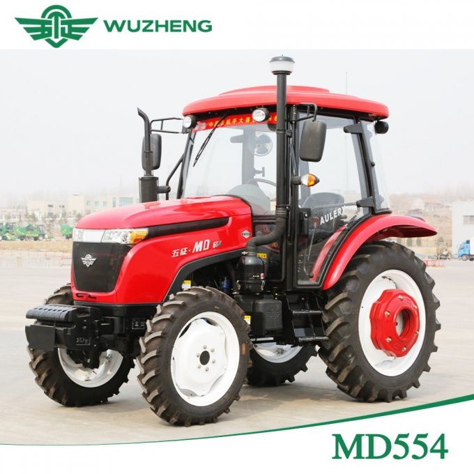 Chinese New Farm 55HP 4WD Tractor with Cabin for Sale 