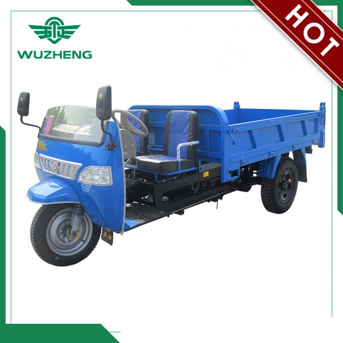 Chinese Open Cargo Diesel Motorized 3-Wheel Tricycle for Sale 