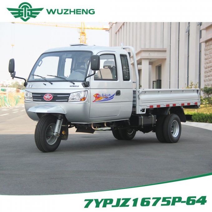 Waw Closed Chinese Cargo Diesel Motorized 3-Wheel Tricycle with Cabin 