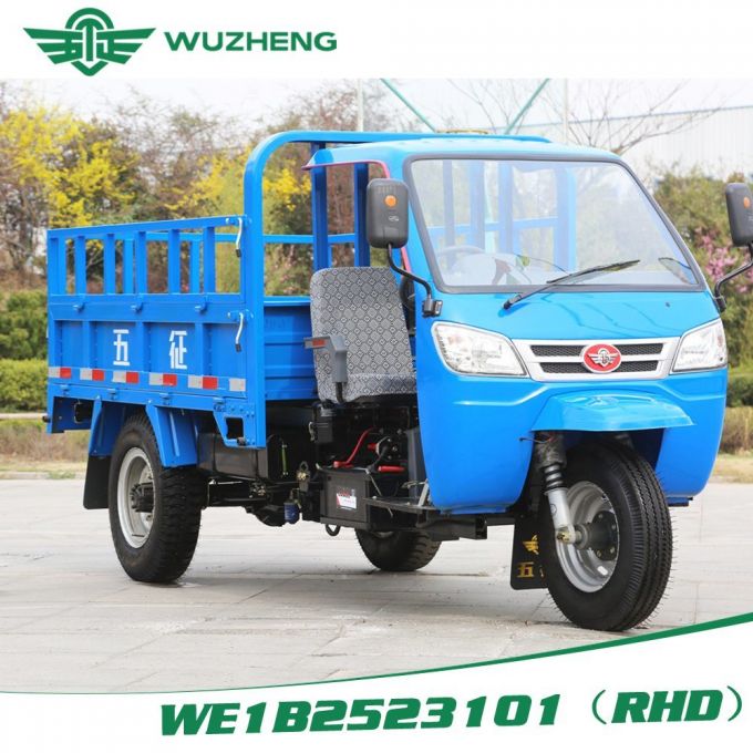 Waw Chinese Diesel Right Hand Drive Tricycle for Sale 