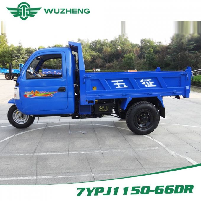 Closed Waw Chinese Cargo Diesel Motorized 3-Wheel Tricycle for Sale 