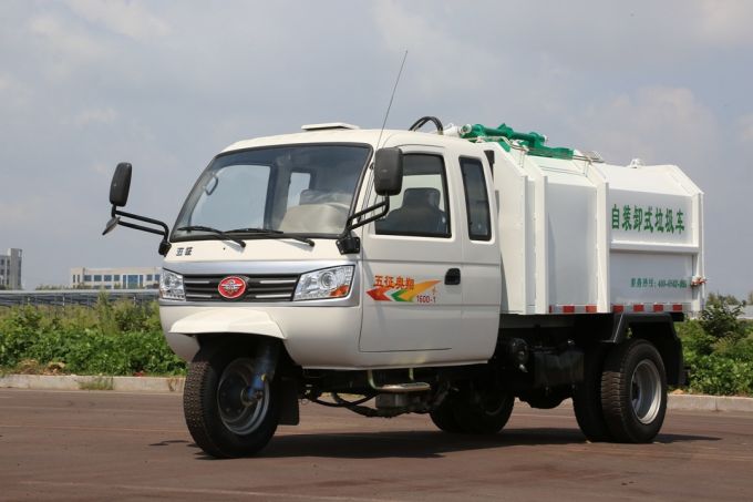 Garbage Three Wheel Truck Images 1