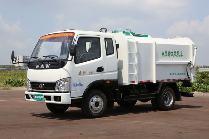 Hydraulic Lifter Garbage Truck 