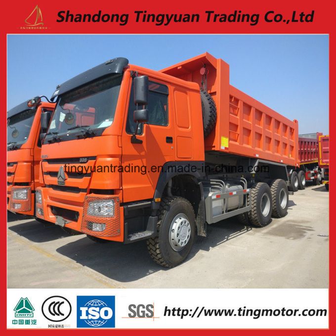 20 Cubic HOWO Dump Truck with 371/336 HP Engine 