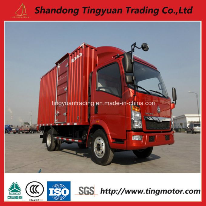 Sinotruk HOWO 4*2 Box Truck with High Quality 