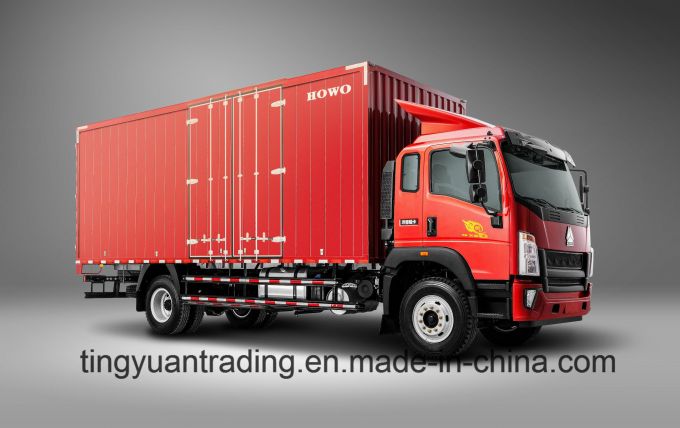 HOWO 4X2 Light Truck Box Truck with High Quality 
