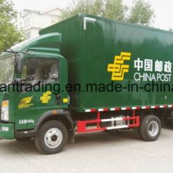 HOWO Brand China Postal Box Truck, Light Truck for Transportation