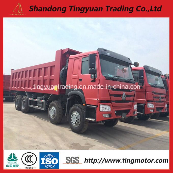 12 Wheels 25cubics China HOWO Dump Truck, Tipper with Superb Efficiency 