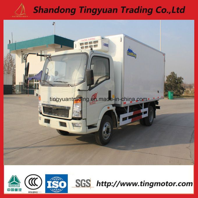 6 Wheels Sinotruk HOWO Refrigerator Truck for Sale 