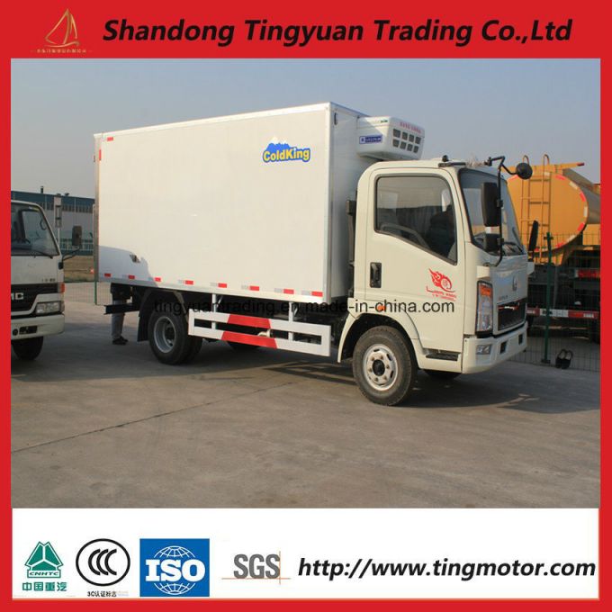 10 Ton Sinotruk HOWO Freezer Truck for Perishable Food Transport 