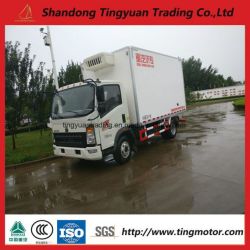 10 Ton Sinotruk HOWO Freezer Truck 140HP for Sale