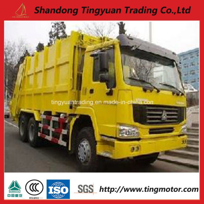 Sinotruk HOWO 6X4 Compression Garbage Truck 18m3 