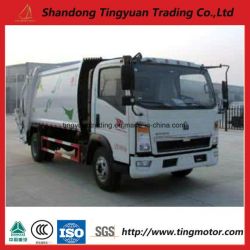 Sinotruk HOWO 4*2 115HP Garbage Truck/Rubbish Collector