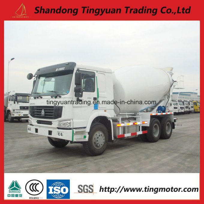 Sinotruk HOWO 10 Wheels Concrete Mixer Truck with 10 Cubic Capacity 