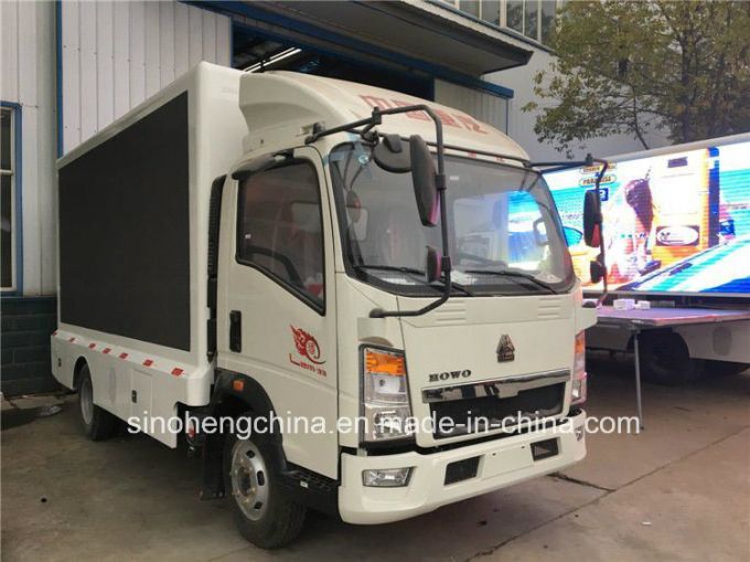 4X2 HOWO P8 LED Advertising Truck 