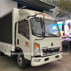 4X2 HOWO P8 LED Advertising Truck