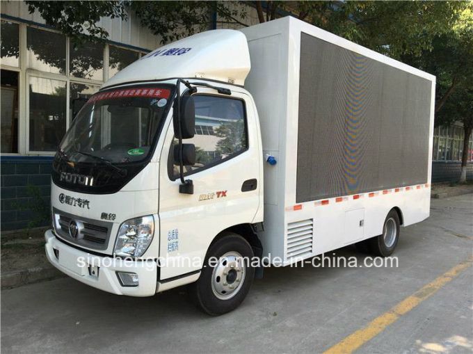 Foton Ollin 4X2 P8 LED Truck, LED Advertising Truck, Small LED Mobile Truck for Sale 