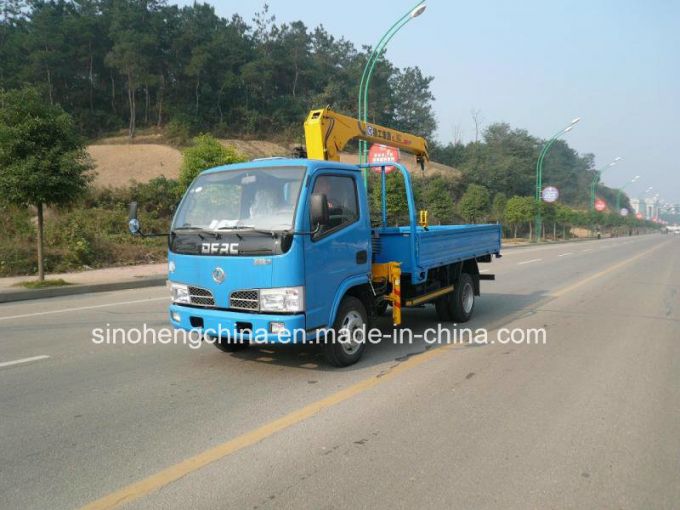 Dongfeng Chassis 2 Ton Telescopic Boom Truck Mounted Crane Sh2sk1q/K2q Images 1