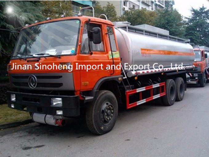 Dongfeng 210HP 6X4 Fuel Tanker 20000L Oil Tank Truck Images 1