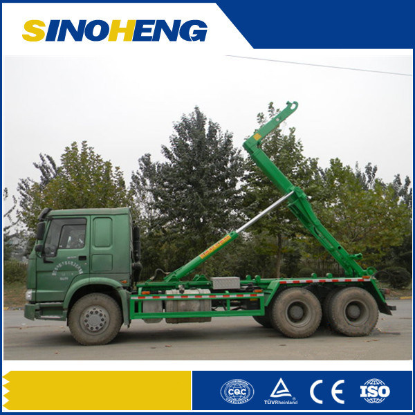 Sinotruk HOWO Skip Loader Hookfilt Garbage Truck 