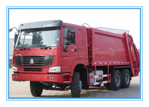 Heavy Duty 6X4 Sinotruk HOWO Compactor Garbage Truck Images 1