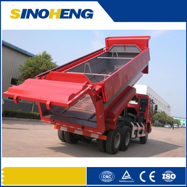 Sinotruk HOWO 6X4 Rear Dump Garbage Truck Images 1