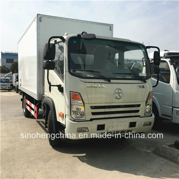 Dayun 4X2 Freezer Van Truck 3tons Small Refrigerator Truck for Sale 