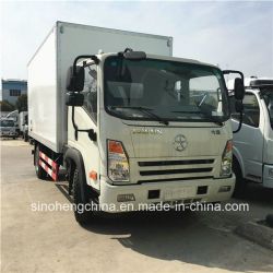 Dayun 4X2 Freezer Van Truck 3tons Small Refrigerator Truck for Sale