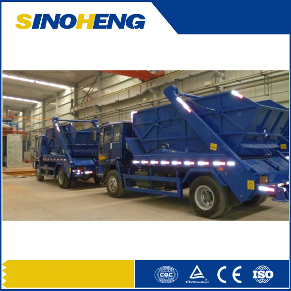 Sinotruk HOWO Skip Loader Garbage Truck with 10cbm Tank 