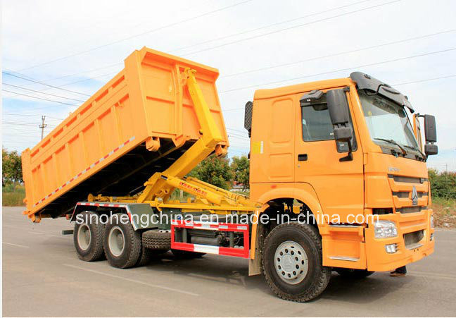 12m3 Sinotruk HOWO 6X4 Hook Lift Garbage Truck Images 1