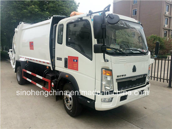 6 Cubic Meters Sinotruk Compressor Garbage Truck 4X2 Images 1