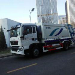 HOWO 4X2 Garbage Truck 16m3 Compressor Garbage Truck