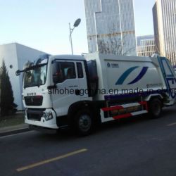 HOWO 4X2 Garbage Truck 16m3 Compressor Garbage Truck