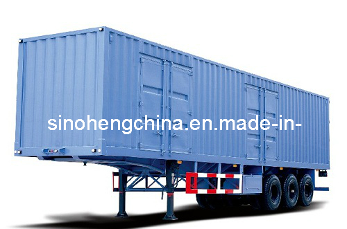 13m 3 Axles Box Transport Semi Trailer Sty9400xxyp Images 1