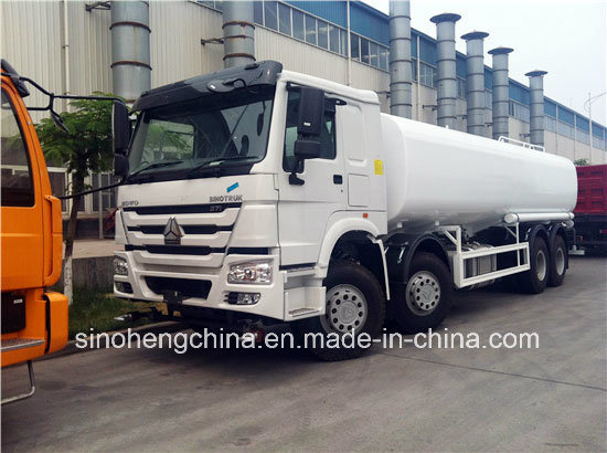Hot Sale 25m3 HOWO Water Tank Truck/371HP 8X4 Sprinkling Truck Images 1