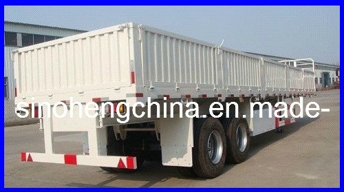 2 Axles Side Wall Semi Trailer for Truck Images 1