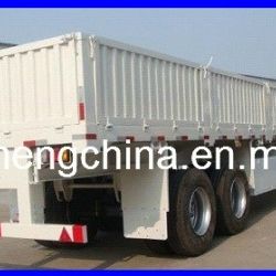 2 Axles Side Wall Semi Trailer for Truck