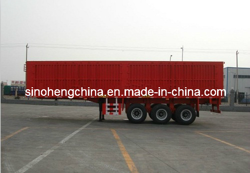 Good Quality Box Cargo Semi Trailer 3 Axles Images 1