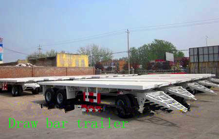 Double Steering Drawbar Trailer/Full Trailer Images 1