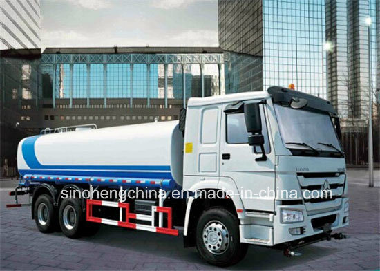 China 15m3 HOWO 6X4 Water Tank Truck/Wanter Tanker Images 1